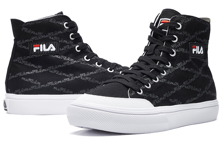 FILA STRADA high-top canvas shoes Black F12M034412FBK