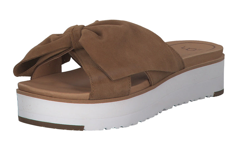 (WMNS) UGG Bow Open Toe Slippers 1099803-CHE