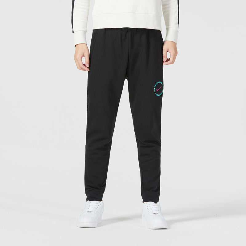 Nike Solid Color Athletic Bundle Feet Sports Pants Men's Black DQ6635-010