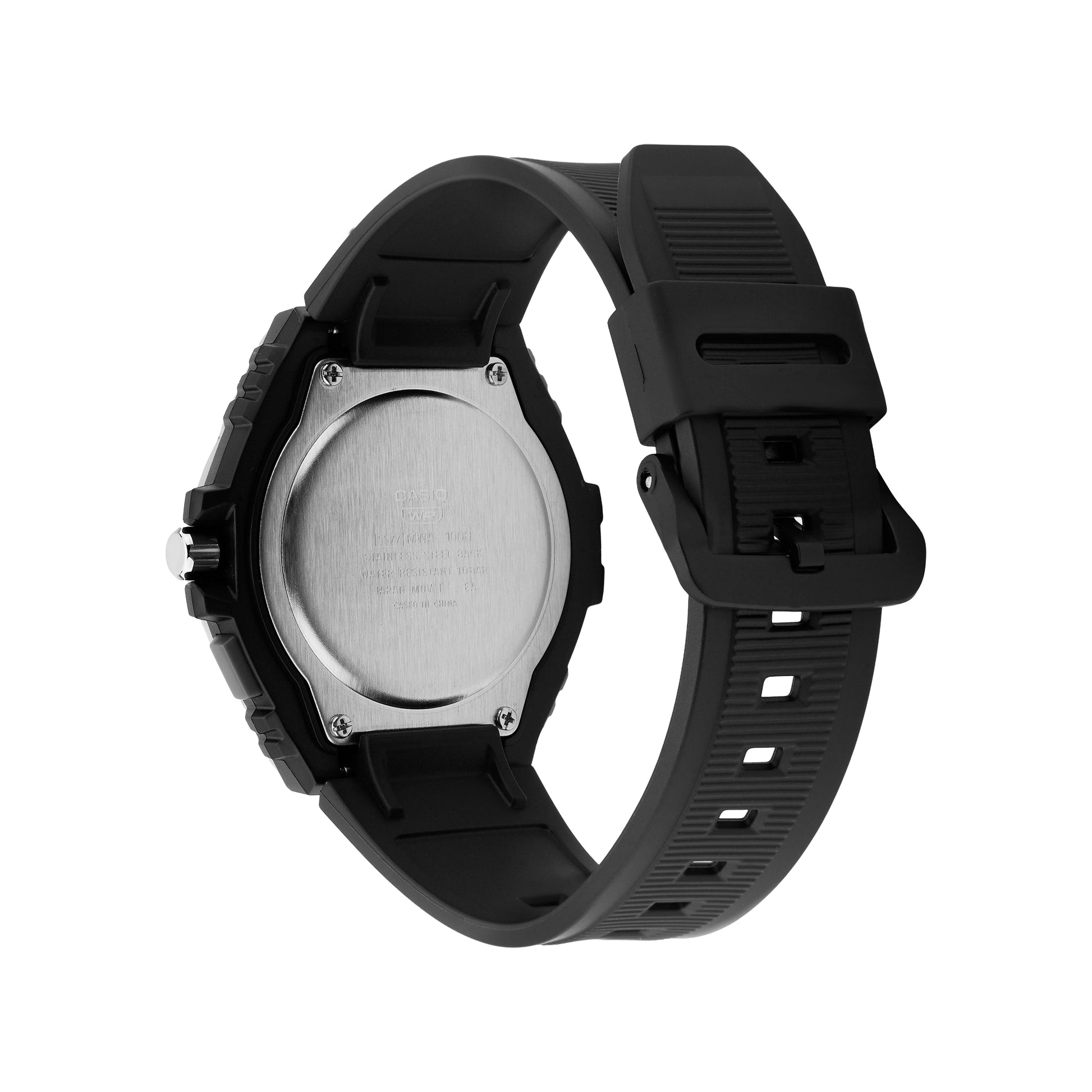 Men's CASIO Casual Watch 100m waterproof Strap Mens Black Analog MWA-100H-1A2V