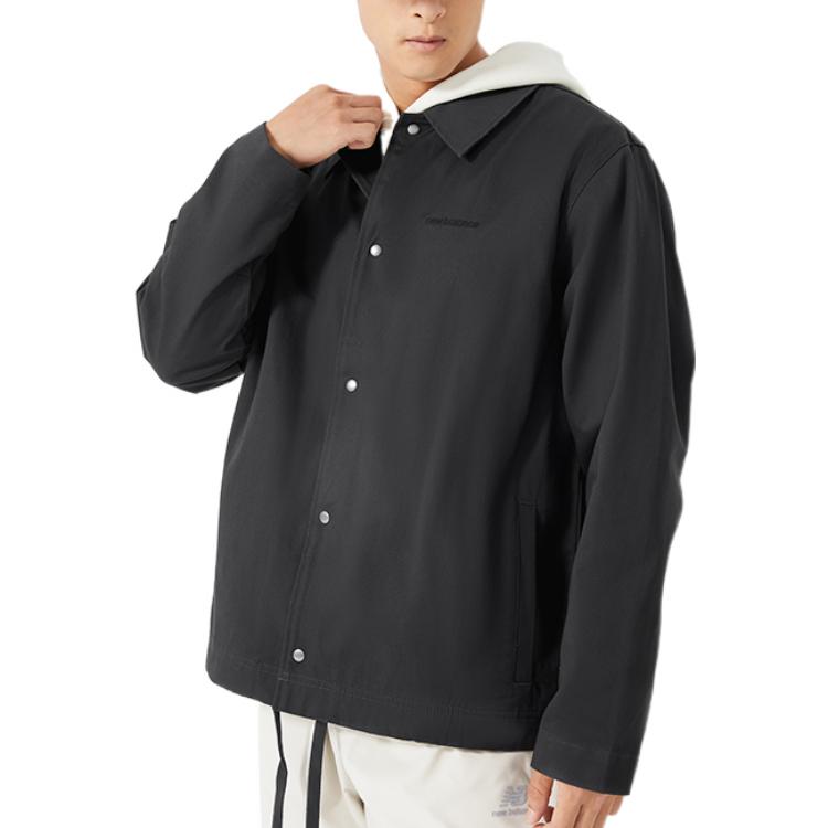 New Balance Athletics Nature State Coach Jacket Asia Sizing 'Black' AMJ23552-PHM