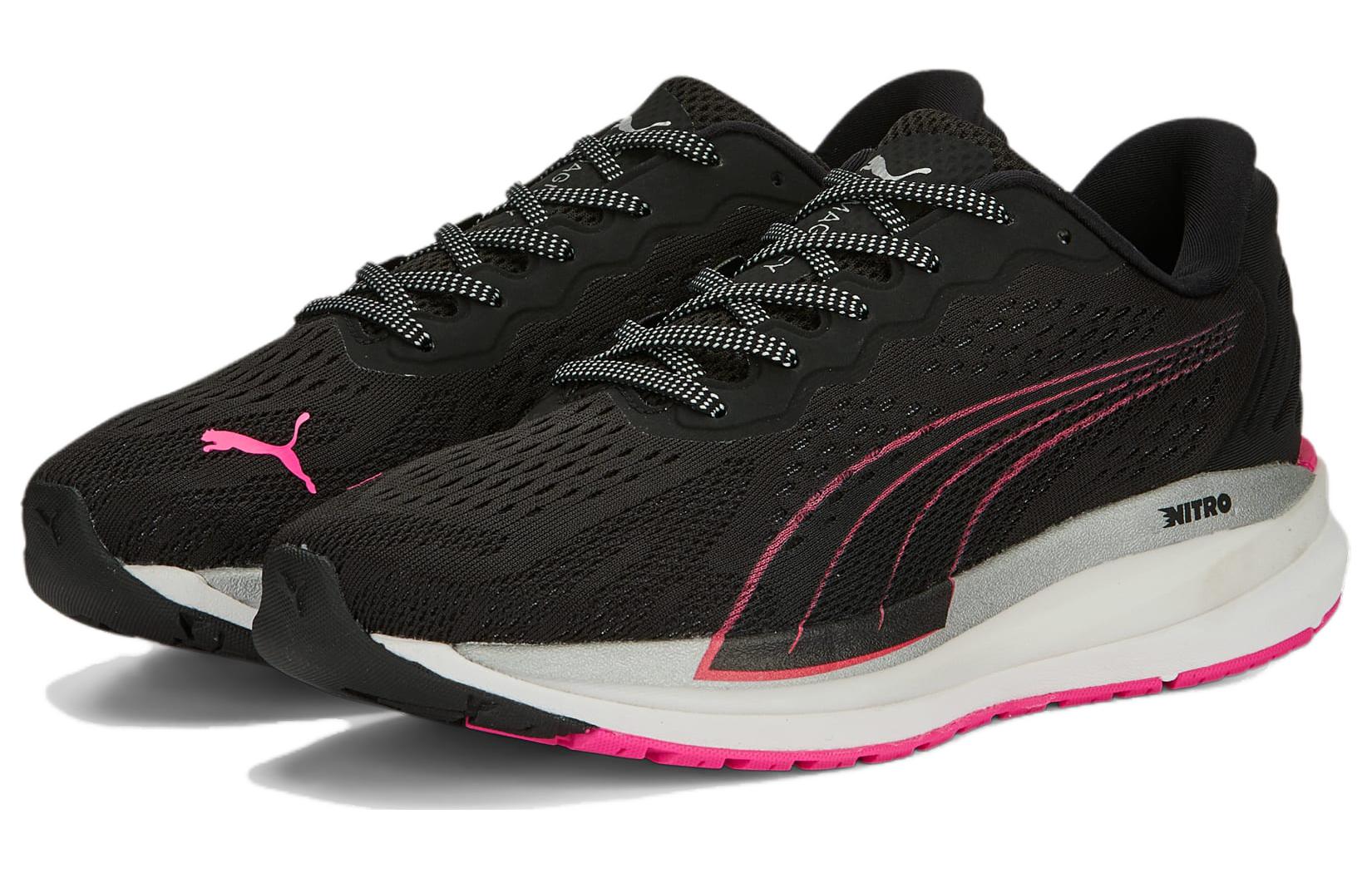 (WMNS) PUMA Magnify Nitro Surge 'Black Ravish' 376906-07