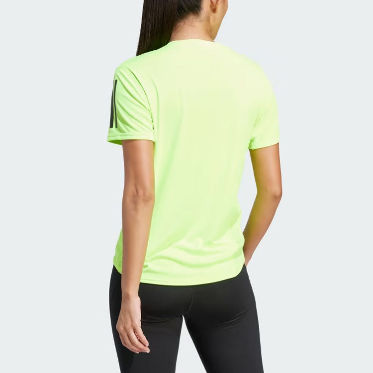 (WMNS) adidas Own the Run Tee 'Lucid Lemon' IL4133