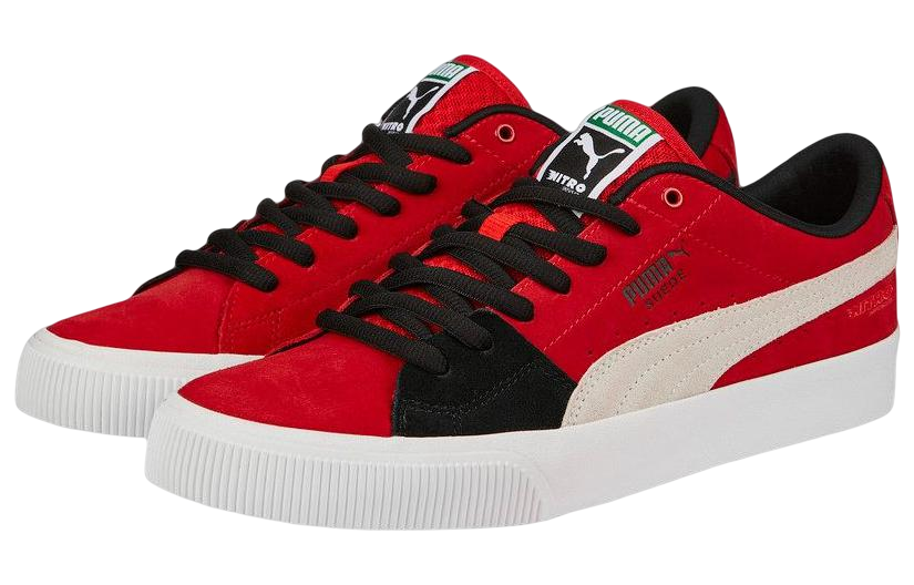 PUMA Suede Skate Nitro 'Black Red White' 386082-04