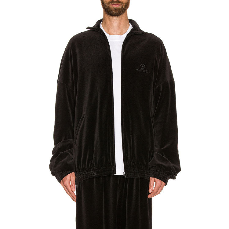 Balenciaga Hotels and Resorts Chenille Jacket 'Black' 659098TKQ121000