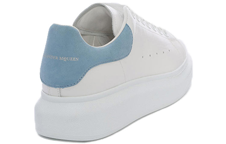 (WMNS) Alexander McQueen Oversized Sneaker 'White Dream Blue Suede' 553770WHGP79048