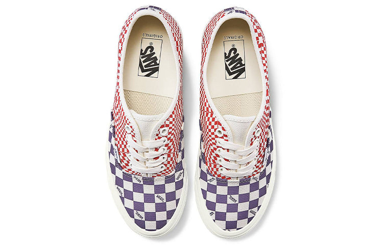 Vans OG Authentic LX 'Logo Check Indigo Red' VN0A4BV91XR