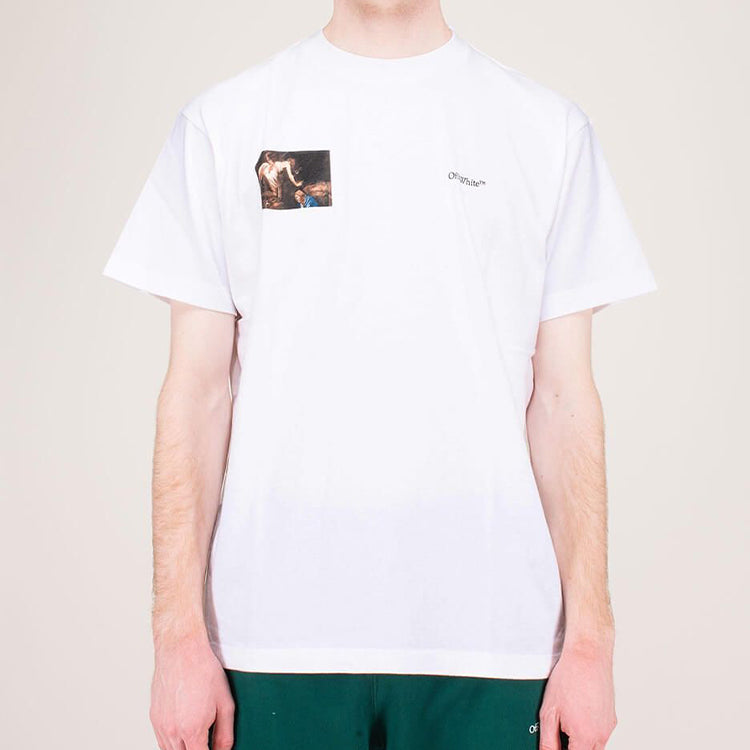 Off-White Fw20 Caravaggio Arrows Short Sleeve OMAA038E20JER0060110