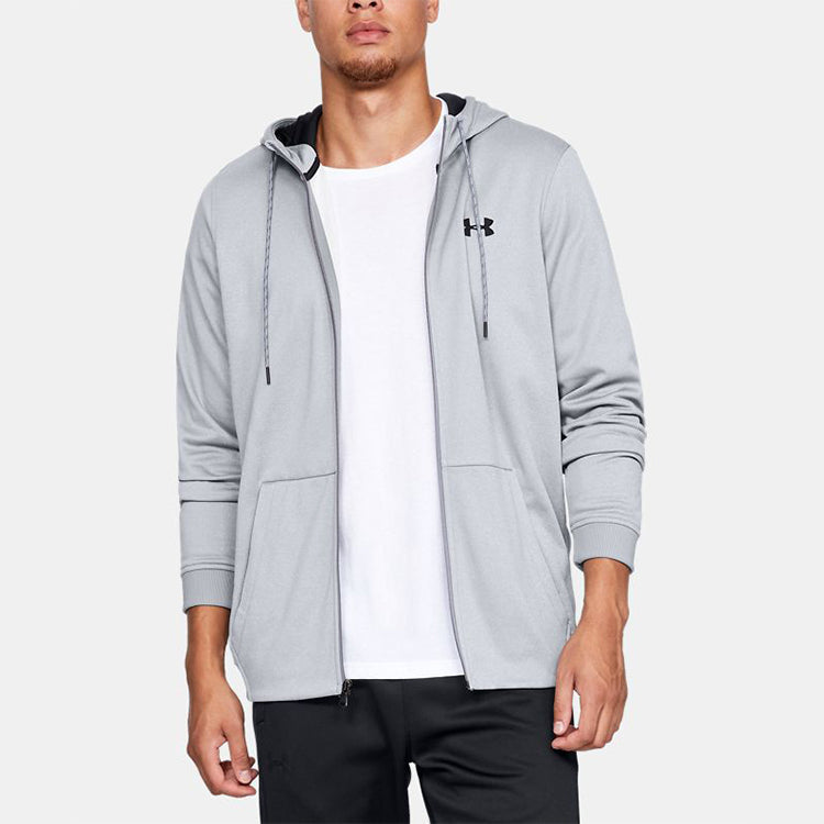 Men's Under Armour UA Armour Training Sports Jacket Gray 1320744-035