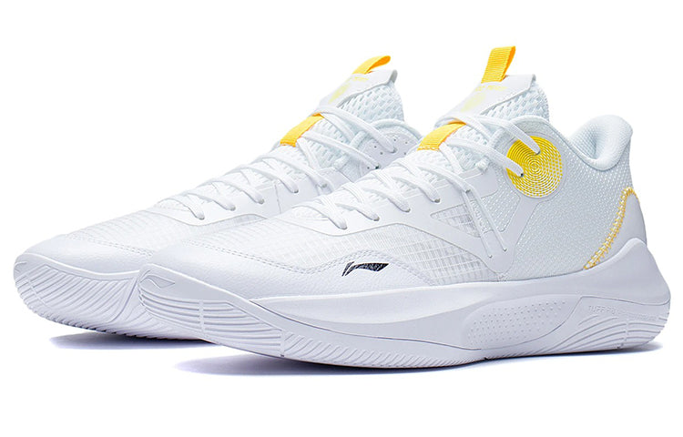 Li-Ning Sonic TD Team Low 'White Yellow' ABPS023-4