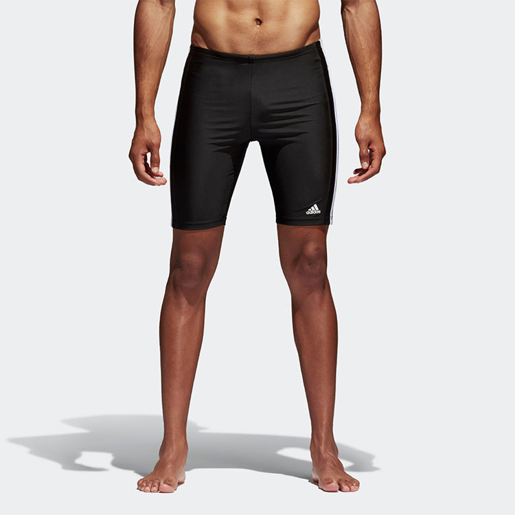 adidas Infinitex Stripe Knee-Length Elastic Shorts Black BP9503