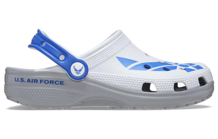Crocs Classic US Air Force Clogs 'White Blue Grey' 207752