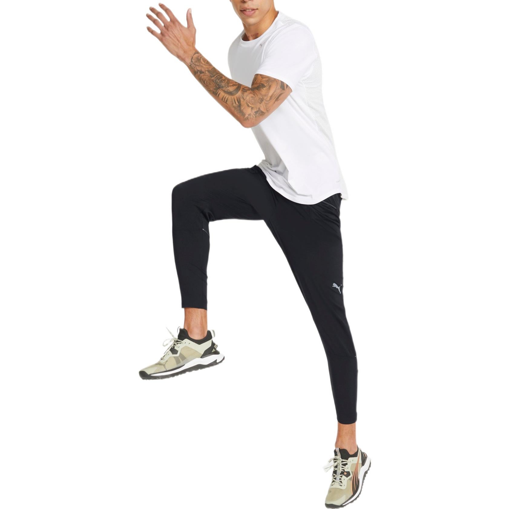 PUMA Run Tapered Woven Pant 'Black' 521404-01