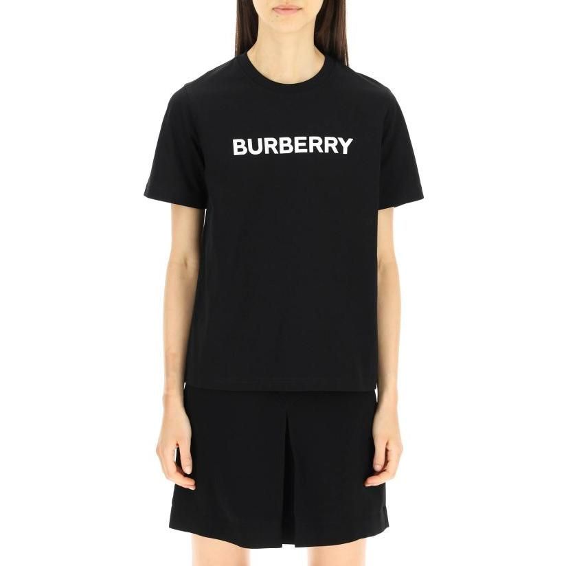 (WMNS) Burberry 25 Cotton Logo T-Shirt 'Black' 80803241