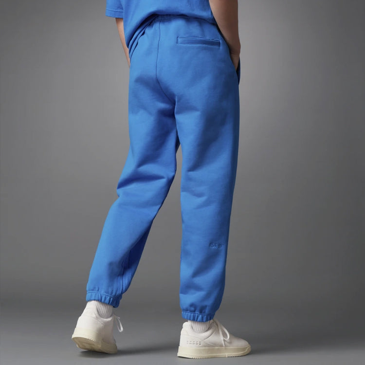 adidas originals Blue Version Series Solid Color Elastic Waistband Loose Sports Pants H33460