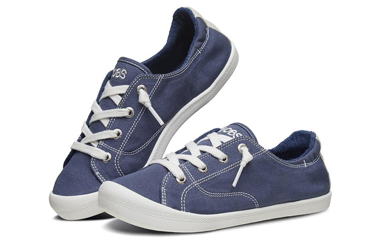 (WMNS) Skechers Bob's Beach Bingo Low-Top Sneakers Blue 31963-NVY