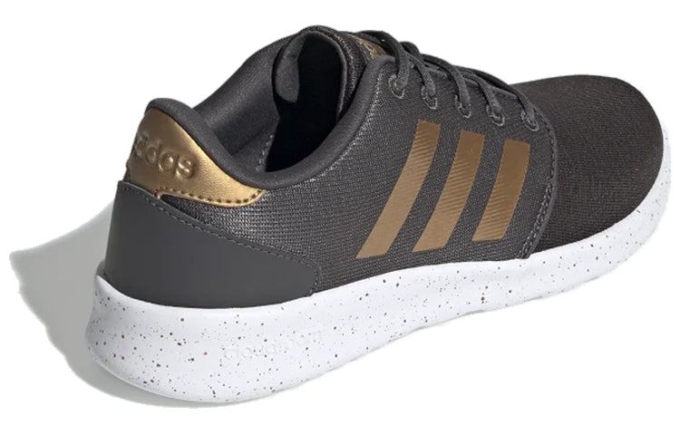(WMNS) adidas neo Qt Racer Black/Gold EG8480