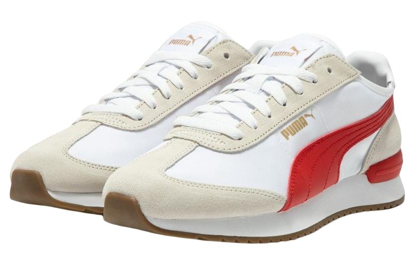 PUMA R78 Wind Nylon 'White Beige Red' 392901-05