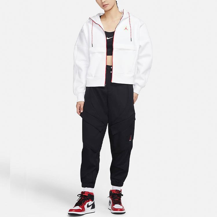 (WMNS) Air Jordan Utility Hooded Jacket 'White' CW6503-100