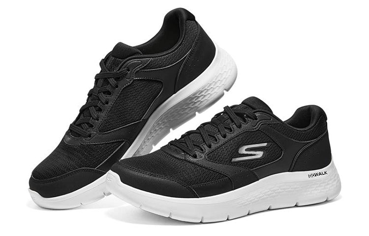 Skechers Go Walk Flex Lace Up 'Black' 216480-BLK