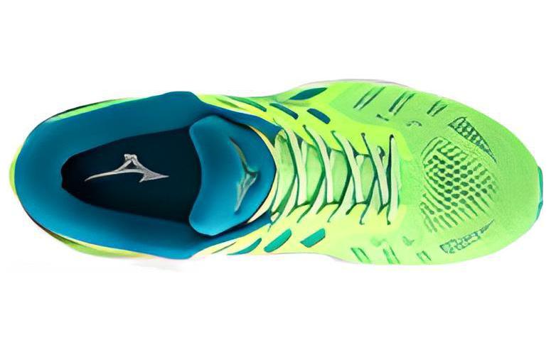 Mizuno Wave Stream Low Tops Wear-resistant Green Blue J1GC181909