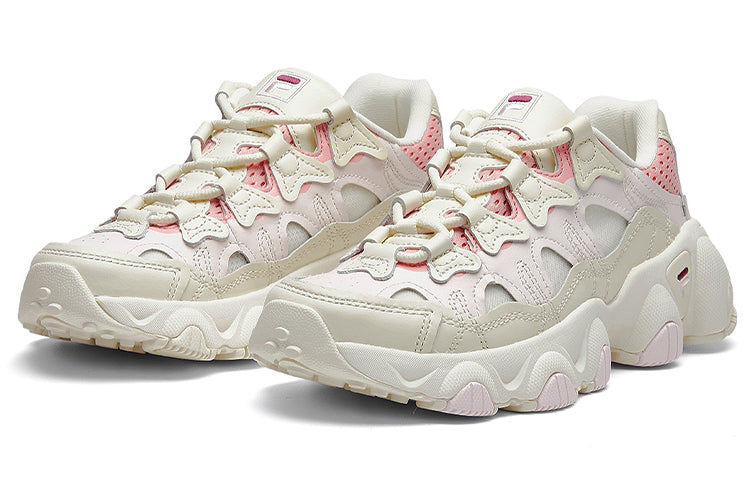 (WMNS) FILA Jagger Retro Running Shoes White/Pink T12W021104FSS