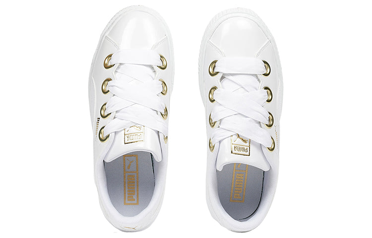 (WMNS) PUMA Platform Kiss Patent 'White Gold' 366012-02