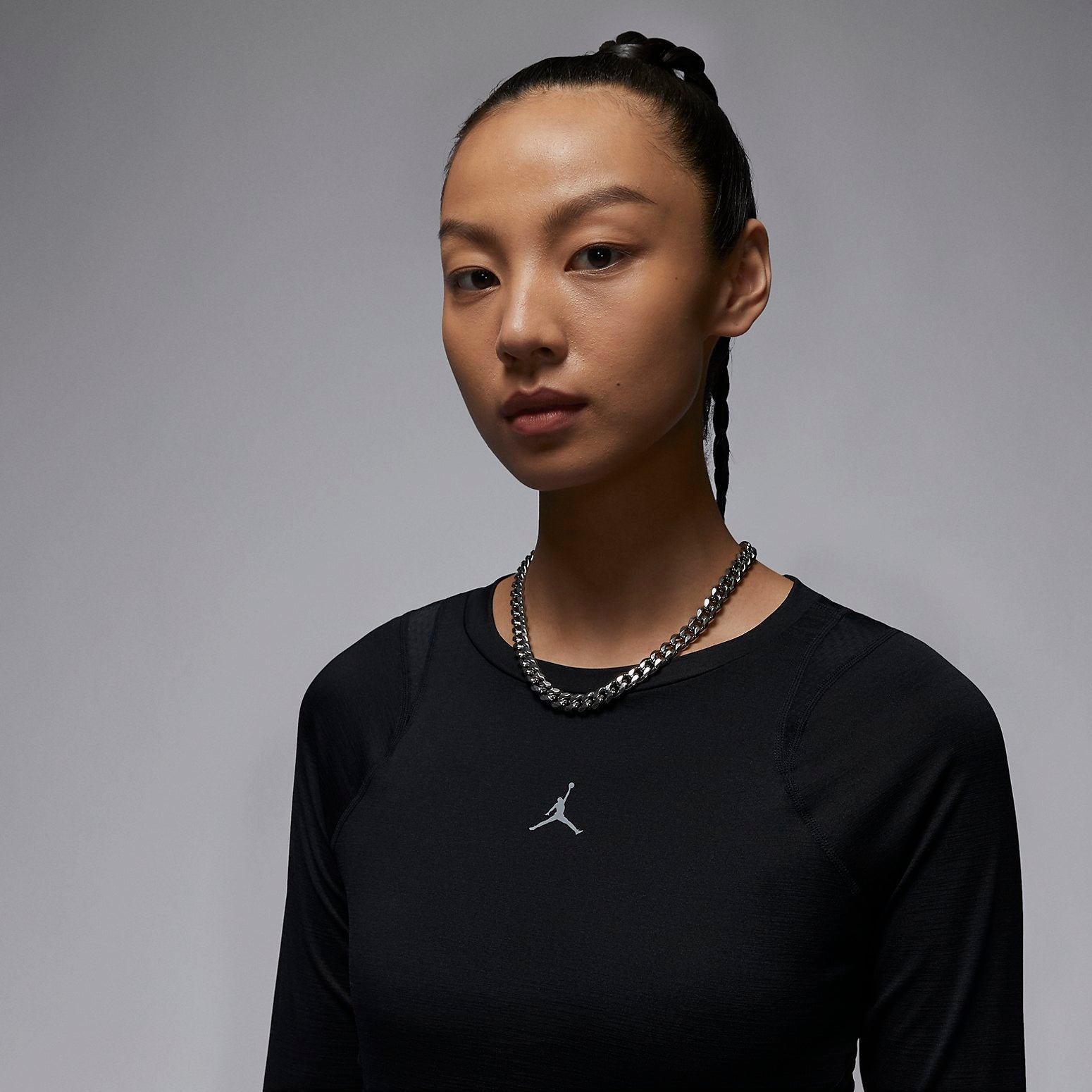 (WMNS) Air Jordan Long Sleeve Base Layer 'Black' FD7383-010