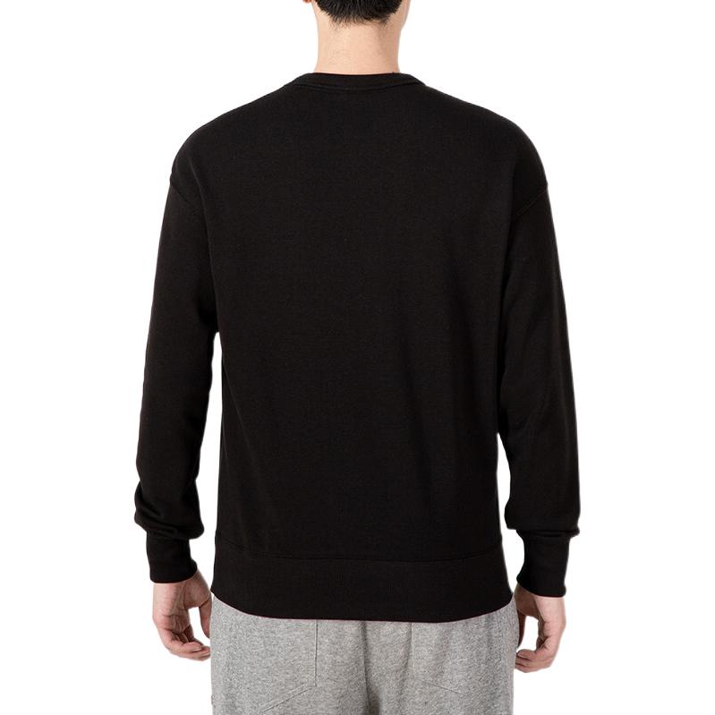 PUMA Logo Solid Color Pullover Black 536773-01