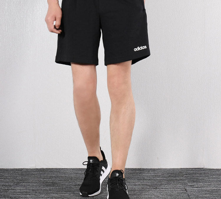 adidas E PLN SHRT SJ Sports Knit Shorts Black DU0393