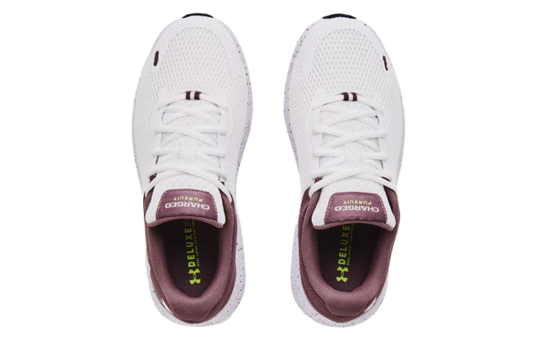 (WMNS) Under Armour Charged Pursuit 2 Big Logo Speckled 'White Ash Plum' 3025244-101