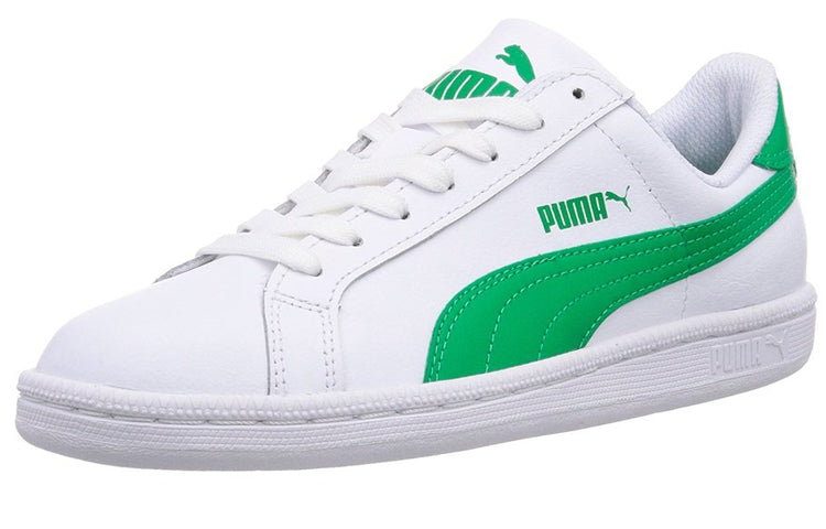 PUMA Suede Platform Animal Casual Board Shoes White/Green 356722-07