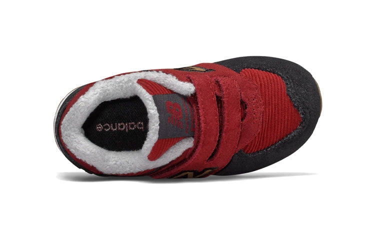 New Balance Hook and Loop 574 'Black Red' IV574KWS