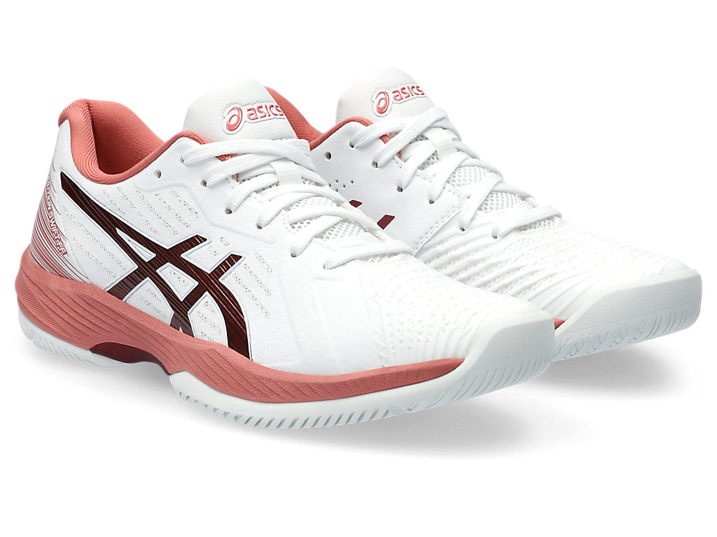 (WMNS) ASICS Solution Swift FF 'White Red' 1042A197-106