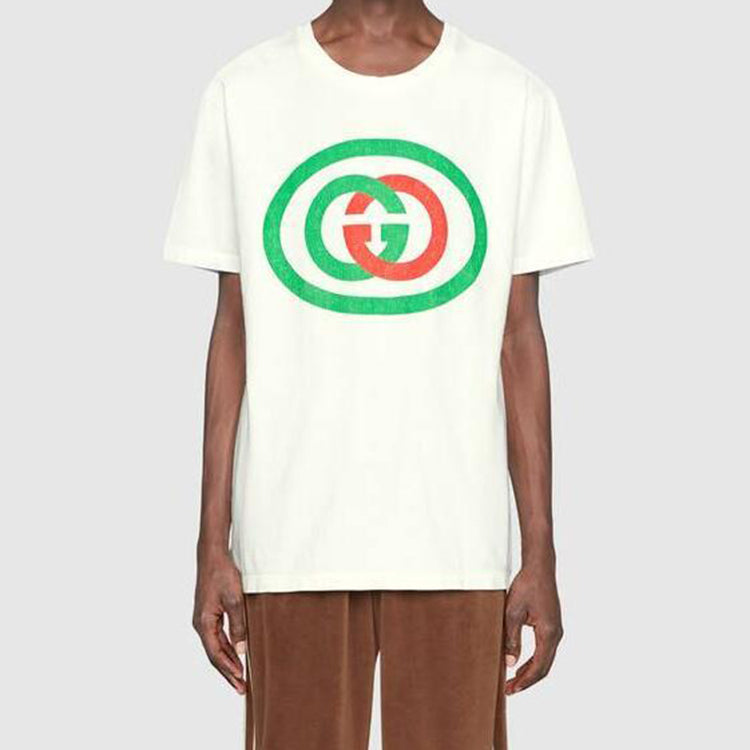 Gucci White Cotton Oversize With Interlocking G White 565806-XJBAU-9037