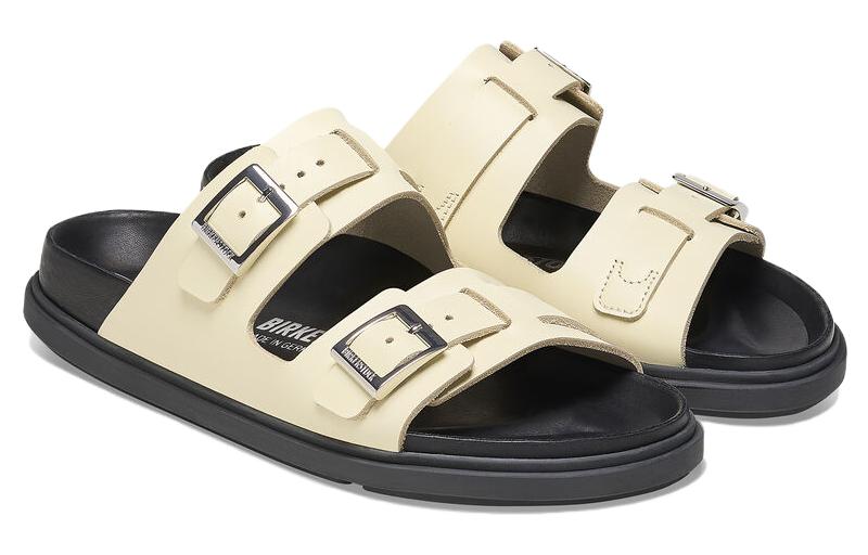 (WMNS) Birkenstock St Barths Natural Leather Narrow Fit 'Butter' 1025258