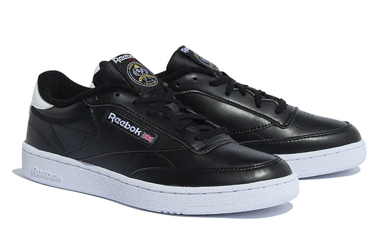 Reebok Club C 85 Black White Low Tops Skateboarding Shoes 'Black White' FZ4439
