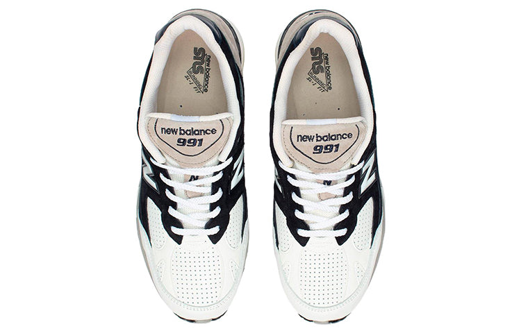 New Balance Sneakersnstuff x 991 Made in England 'Perforated Pack - Navy White' M991PJ