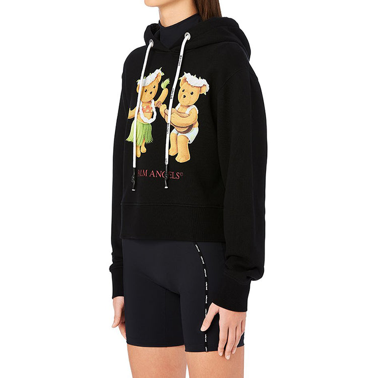 PALM ANGELS Bear Jacket Black PWBB022S20FLE0081060