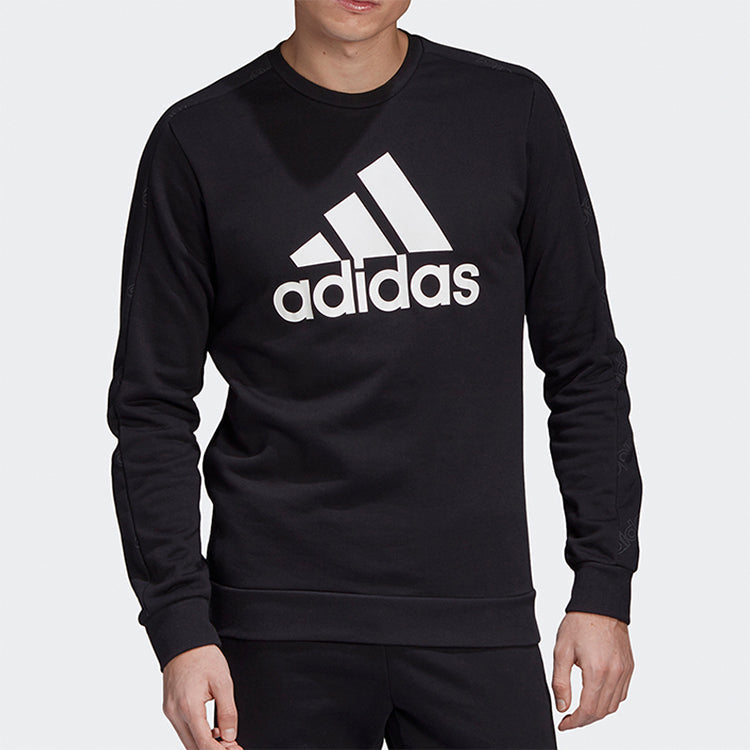 adidas Fav Swt Round Collar Long Sleeve Men's Black GJ6590