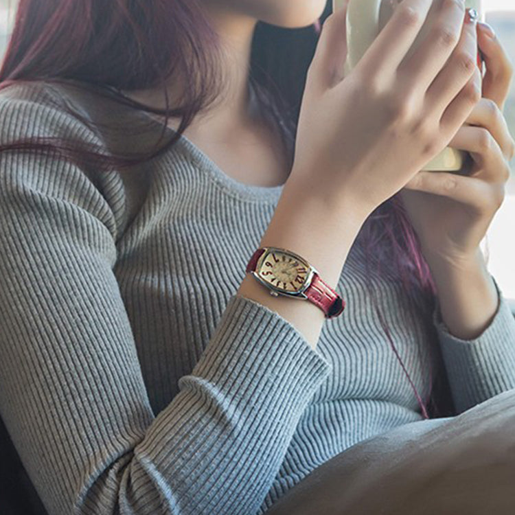 CASIO Business Leisure Waterproofes Red Analog LTP-1208E-9B2