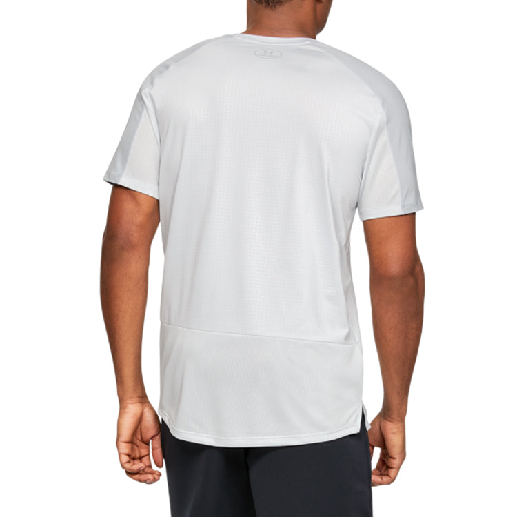 Men's Under Armour MK-1 Emboss Short Sleeve Tops White 1345248-014