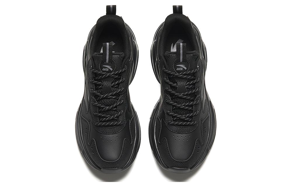 (WMNS) ANTA Casual Dad Shoes 'Black' 922328815-5