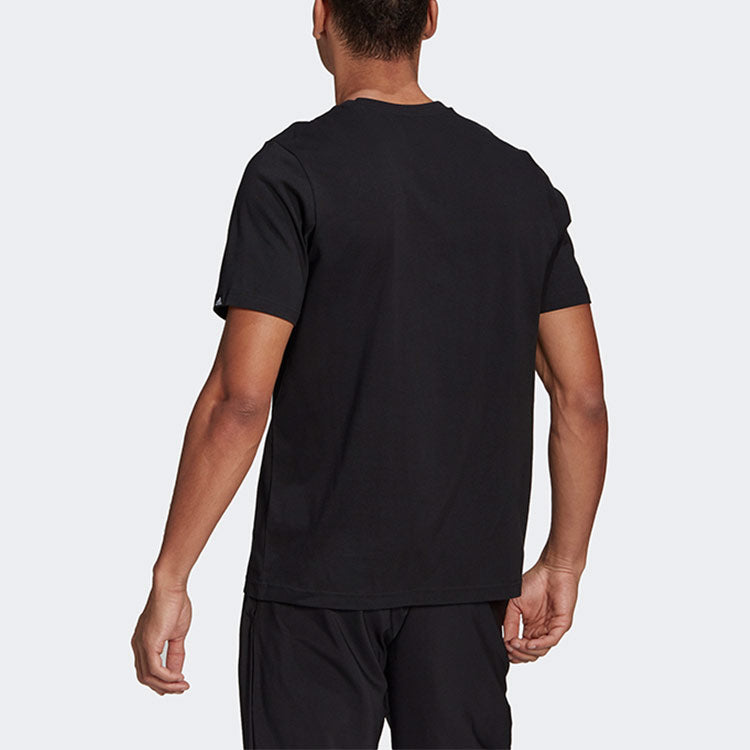 adidas M Smly Bbls T Casual Sports Round Neck Short Sleeve Black GL3696