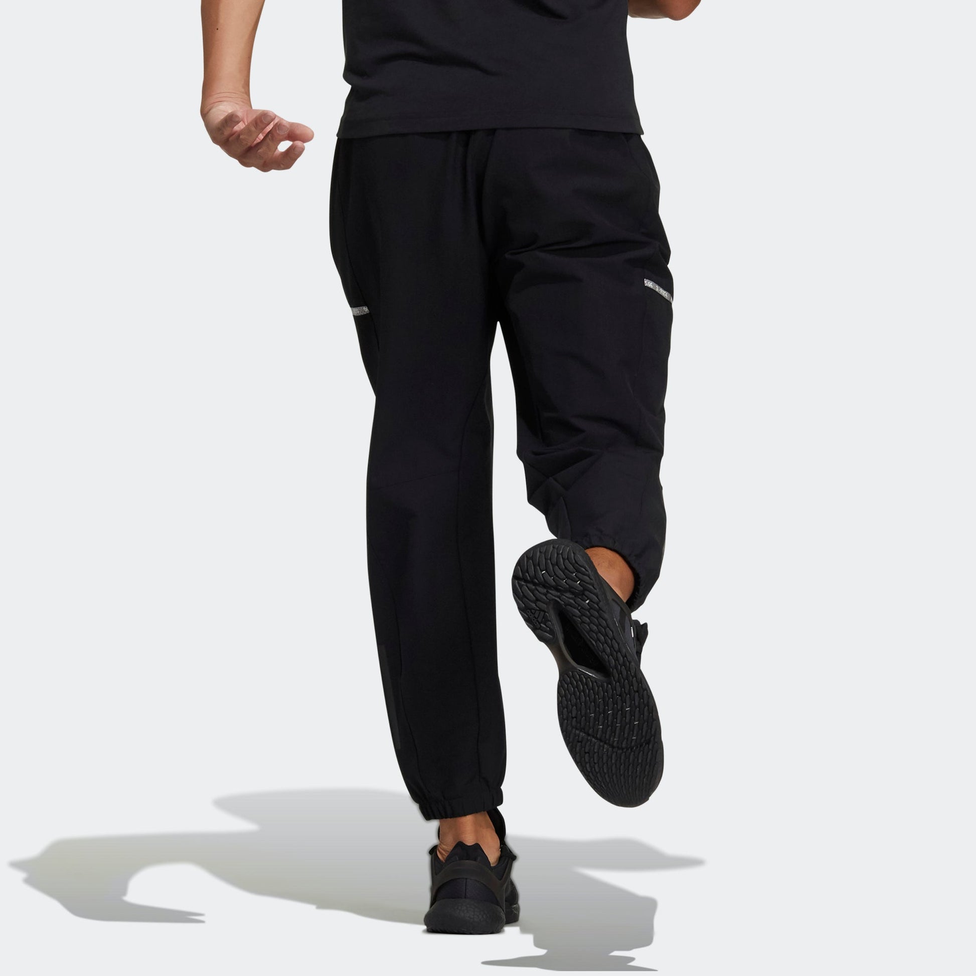 adidas Th Pnt Wv Id Outdoor Sports Bundle Feet Woven Long Pants Black GP0958