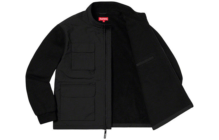 Supreme FW19 Week 10 Upland Fleece Jacket Black SUP-FW19-945