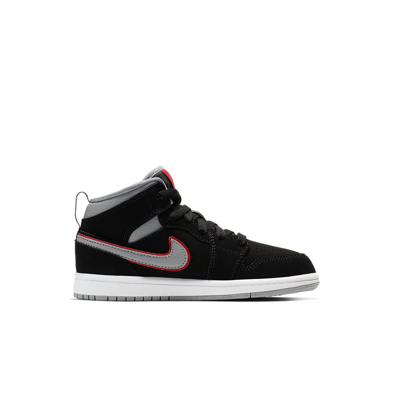 (PS) Air Jordan 1 Mid 'Black Particle Grey' 640734-060