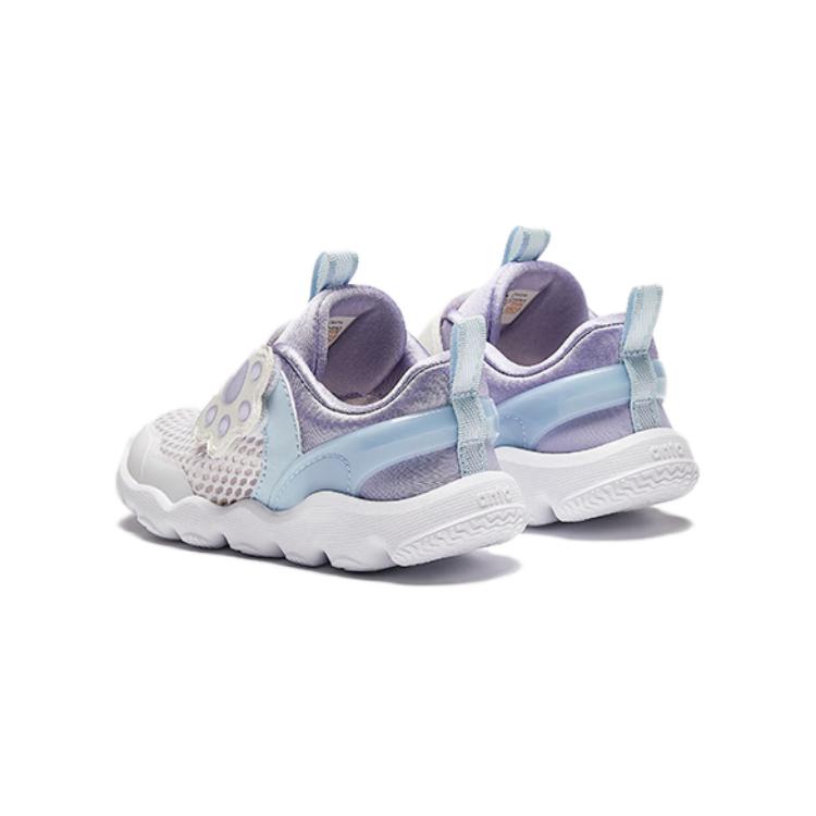 (TD) ANTA Running Series Sneakers Velcro 'White Purple Blue' A322420021-1