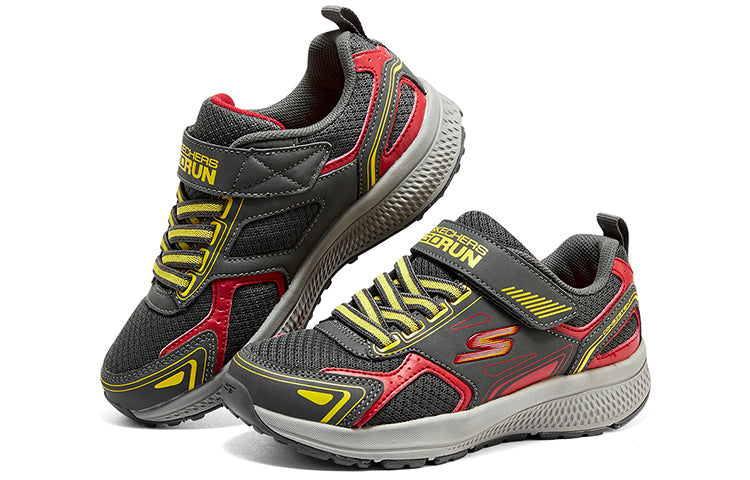 (GS) Skechers Go Run Consistent Sneakers 'Dark Grey Red' 405010L-CCRD