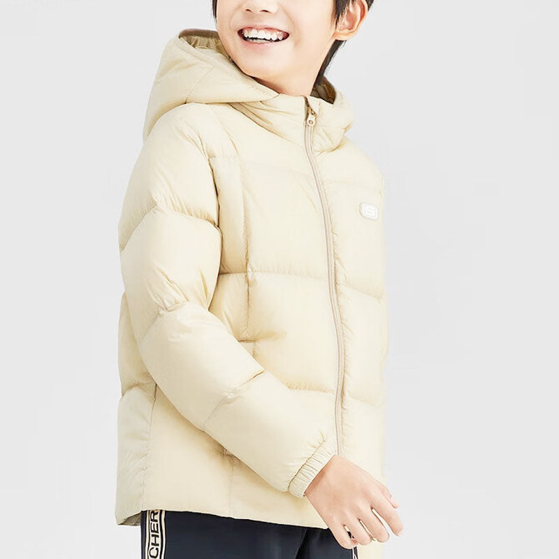 (GS) Skechers Casual Down Jacket 'Beige' L423K119-01CG